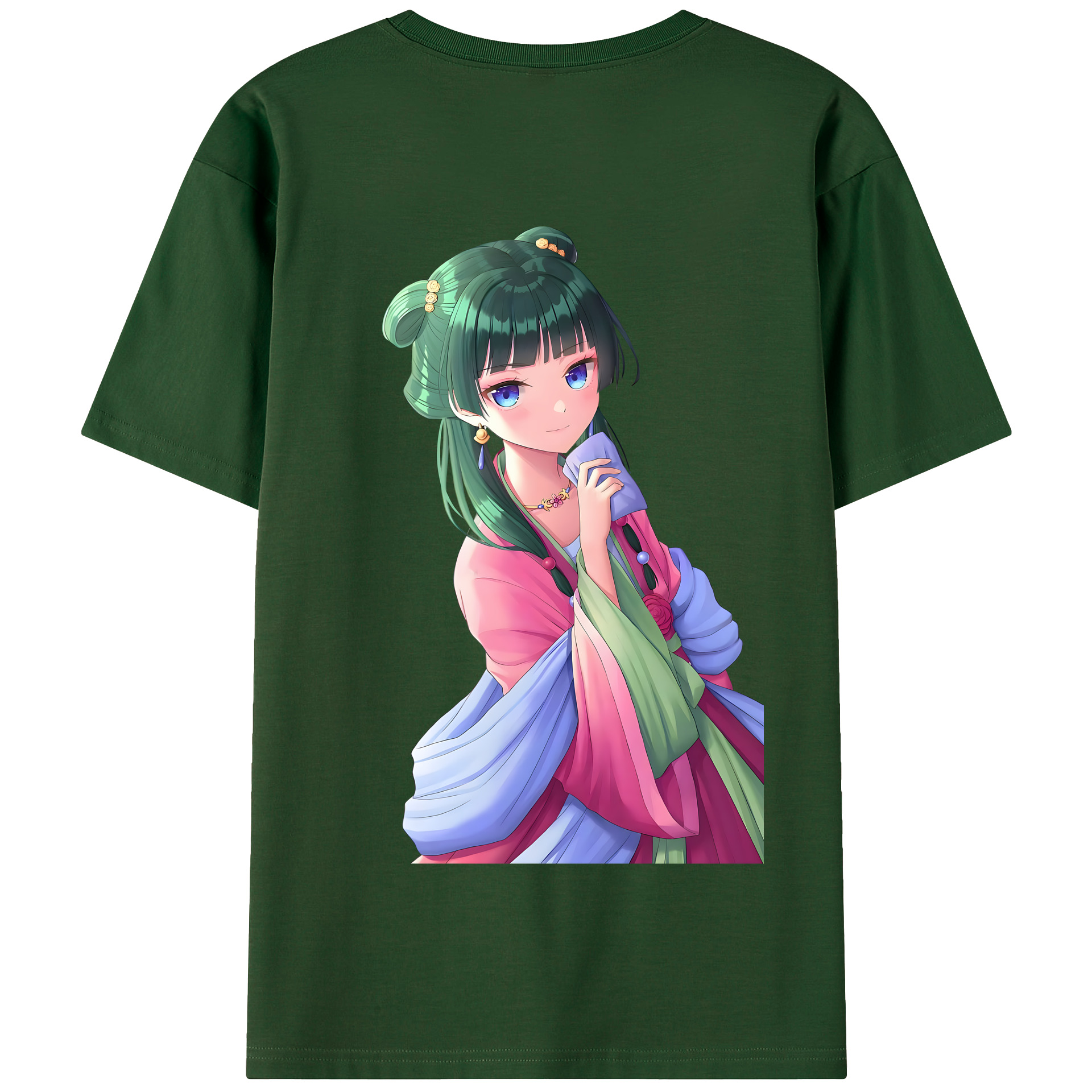 （画像用） 薬屋のひとりごと The Apothecary Diaries 綿100％半袖Tシャツ（背面プリント）